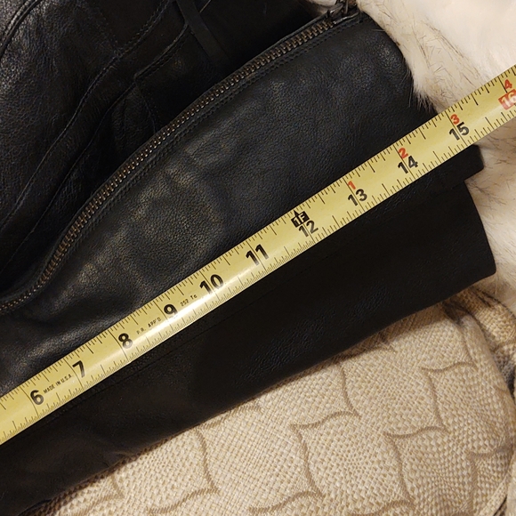 Calvin Klein leather knee boots - Picture 4 of 12